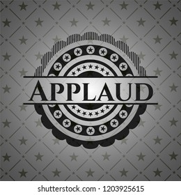 Applaud dark icon or emblem