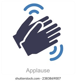 Applause and clap icon concept