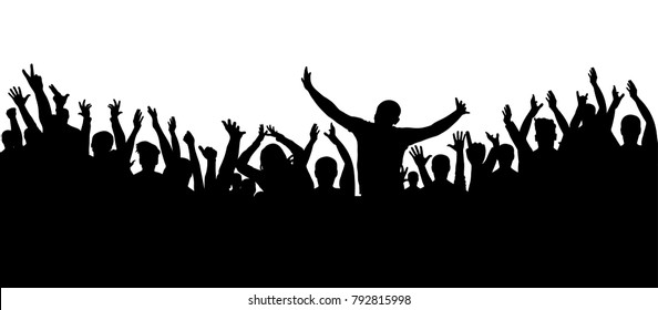 6,422 Concert Crowd Poster Vector Images, Stock Photos & Vectors ...