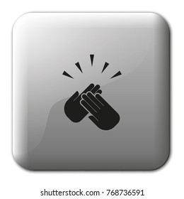 Applause flat vector icon.