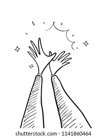 applause hand drawn