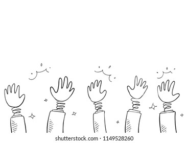 applause hand drawn