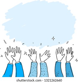 Applause hand drawn