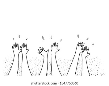 applause hand drawn