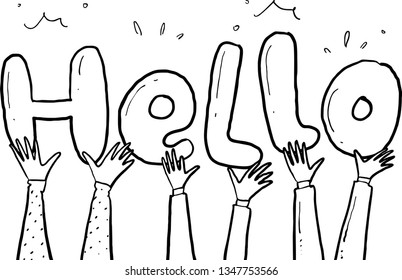 applause hand drawn