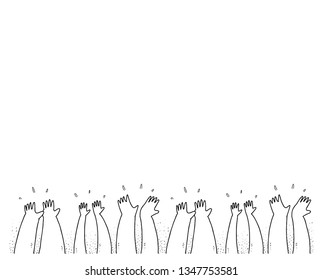 applause hand drawn