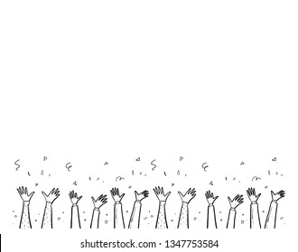 applause hand drawn