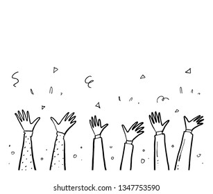 applause hand drawn