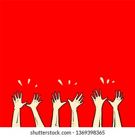 applause hand drawn