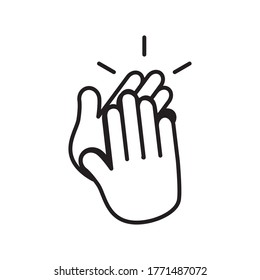 Applause Icon Design Vector Template