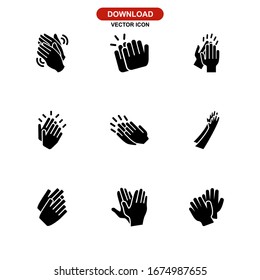 applause icon or logo isolated sign symbol vector illustration - Collection of high quality black style vector icons
