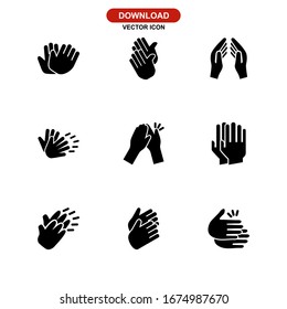 applause icon or logo isolated sign symbol vector illustration - Collection of high quality black style vector icons
