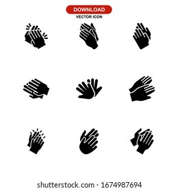 applause icon or logo isolated sign symbol vector illustration - Collection of high quality black style vector icons

