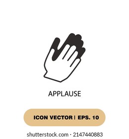 applause icons  symbol vector elements for infographic web