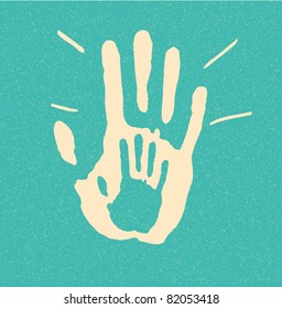 Applause.  vector background