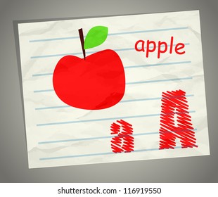 A from the Apple
