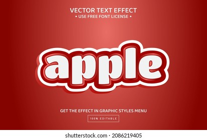 Apple 3D Editable Text Effect