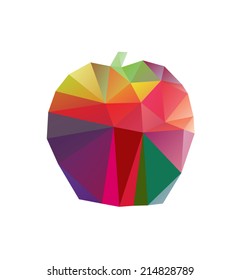 apple abstract design colorful
