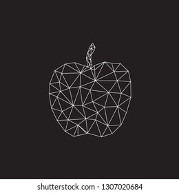 Apple abstract isolated on a white backgrounds