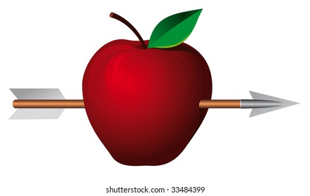 Apple With Arrow