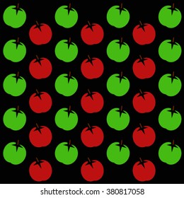 Apple back pattern black