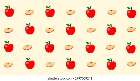 Apple background for wallpaper. apple texture for wallpaper. Apple vector image design.