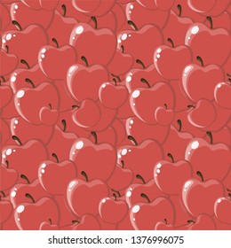 Apple background.vector illustration