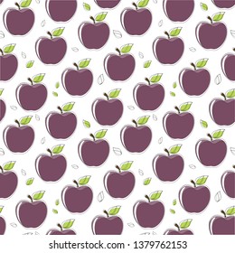 Apple background.vector illustration