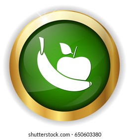 apple and banana icon