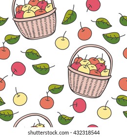 Apple basket pattern