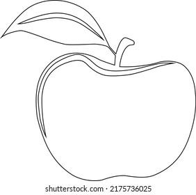 Eine schöne Vektorkunst für Apfel 