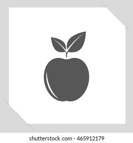 Apple BIO icon, vector illustration