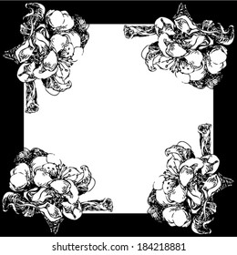 apple blossom frame