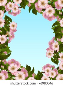 Apple blossom frame