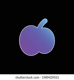 Apple blue gradient vector icon
