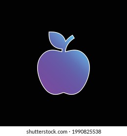 Apple blue gradient vector icon