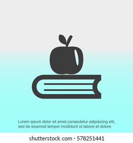 Apple and book