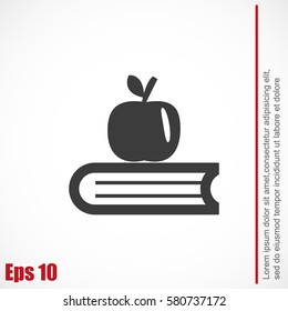 Apple and book