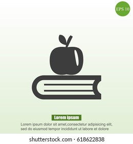 Apple and book