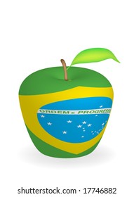 Apple Brazil flag