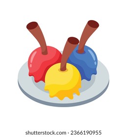 Etiqueta de color vectorial de Apple pegatinas de color Icono Icono Ilustración de diseño. Archivo EPS 10