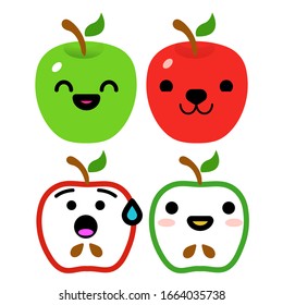 Dibujo vectorial de caricaturas de Apple