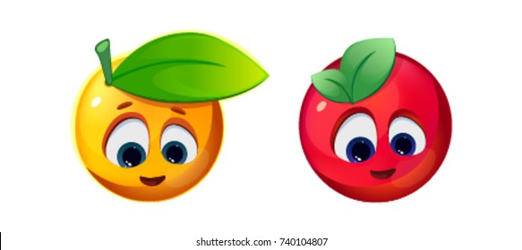 Apple Cartoon Cute Icon