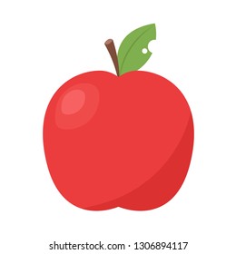 Apple cartoon vector. symbol. logo design.