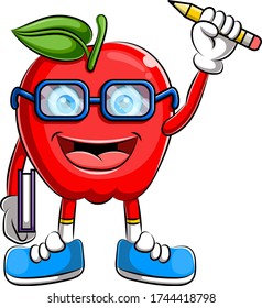 Apple character design or Apple mascot

