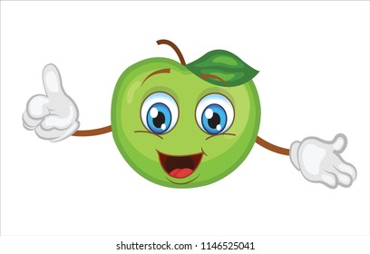 apple character illustration