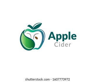 Apple cider drop logo design inspiration