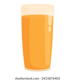 Apple cider glass icon cartoon vector. Drink punch. Cooking nature fruit