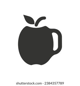 Apple Cider Icon on White Background - Simple Vector Illustration