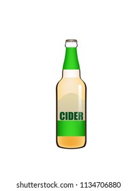 Apple cider isolated